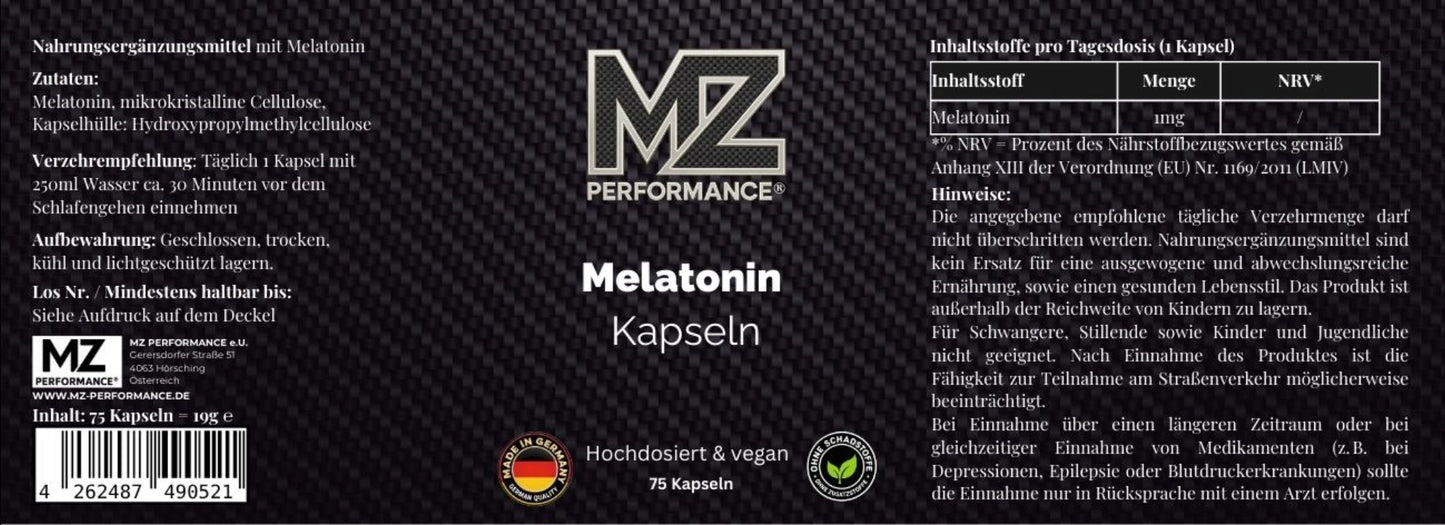 Melatonin - 75 Kapseln