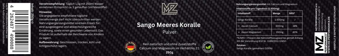 Sango Meeres Koralle Pulver - 250g