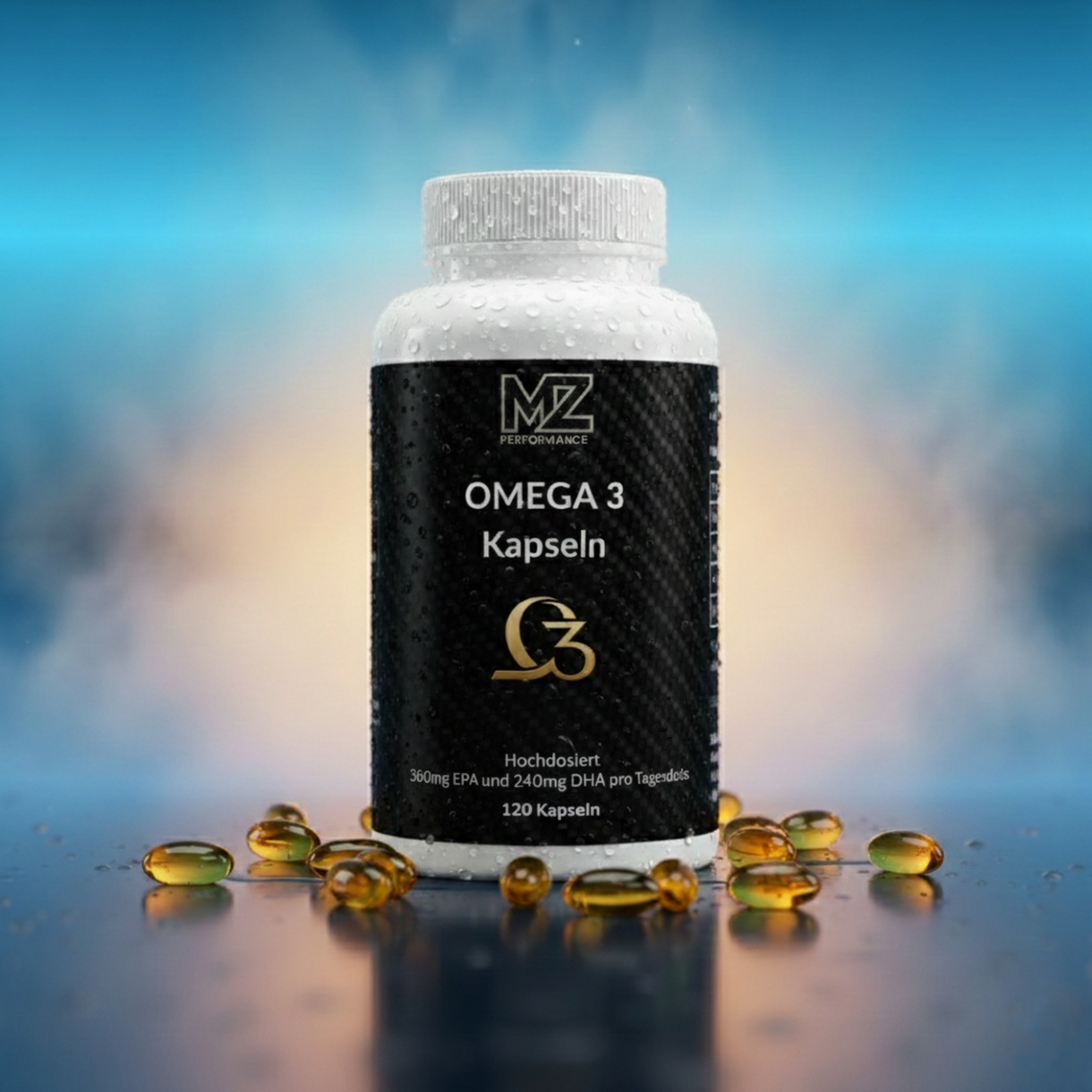 Omega 3 Softgel Kapseln (Halal konform) - 120 Softgel Kapseln