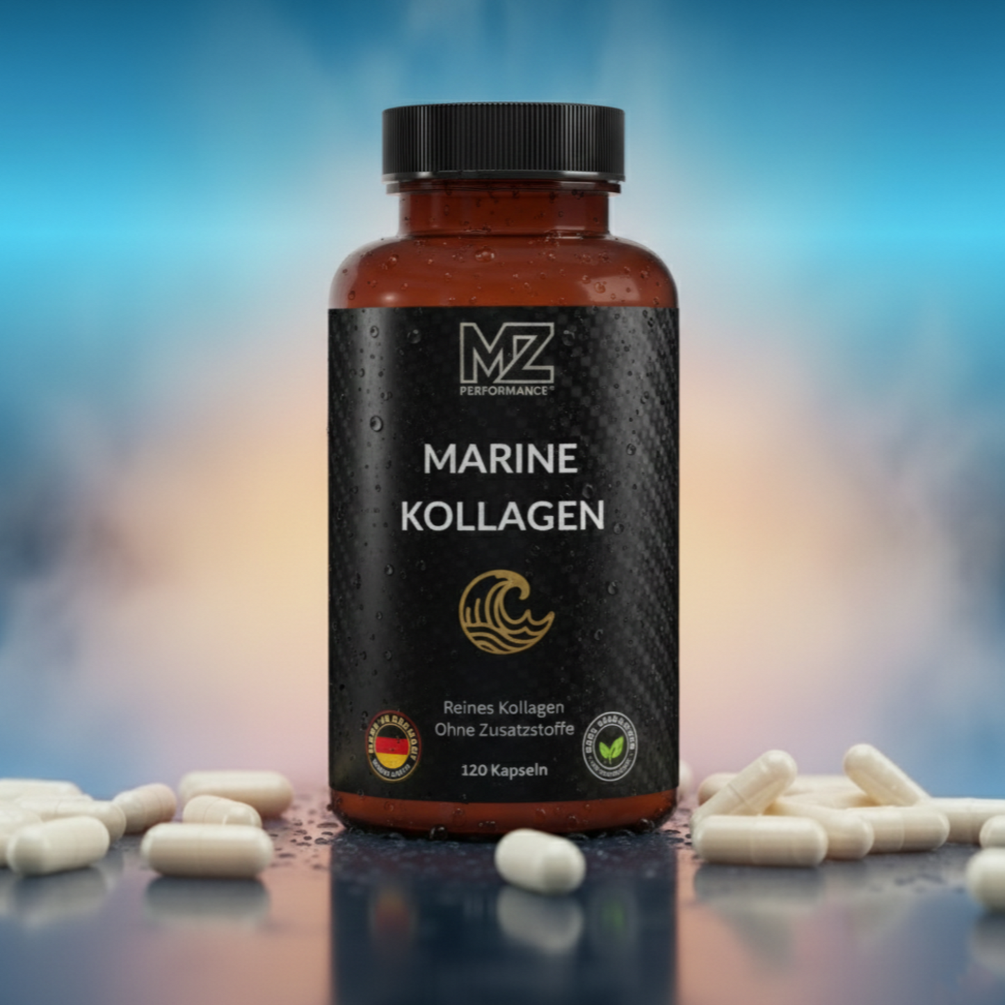 Marine Kollagen hoch hydrolysiert  - 120 Kapseln
