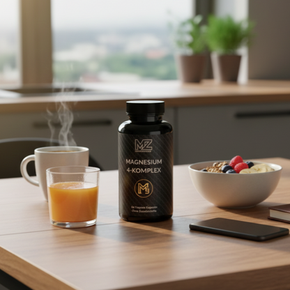 Magnesium 4-Komplex - 60 Tabletten - hohe Bioverfügbarkeit