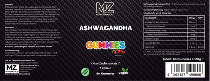 Premium Ashwagandha Gummies 300 + Vitamin B6,- 60 Stk